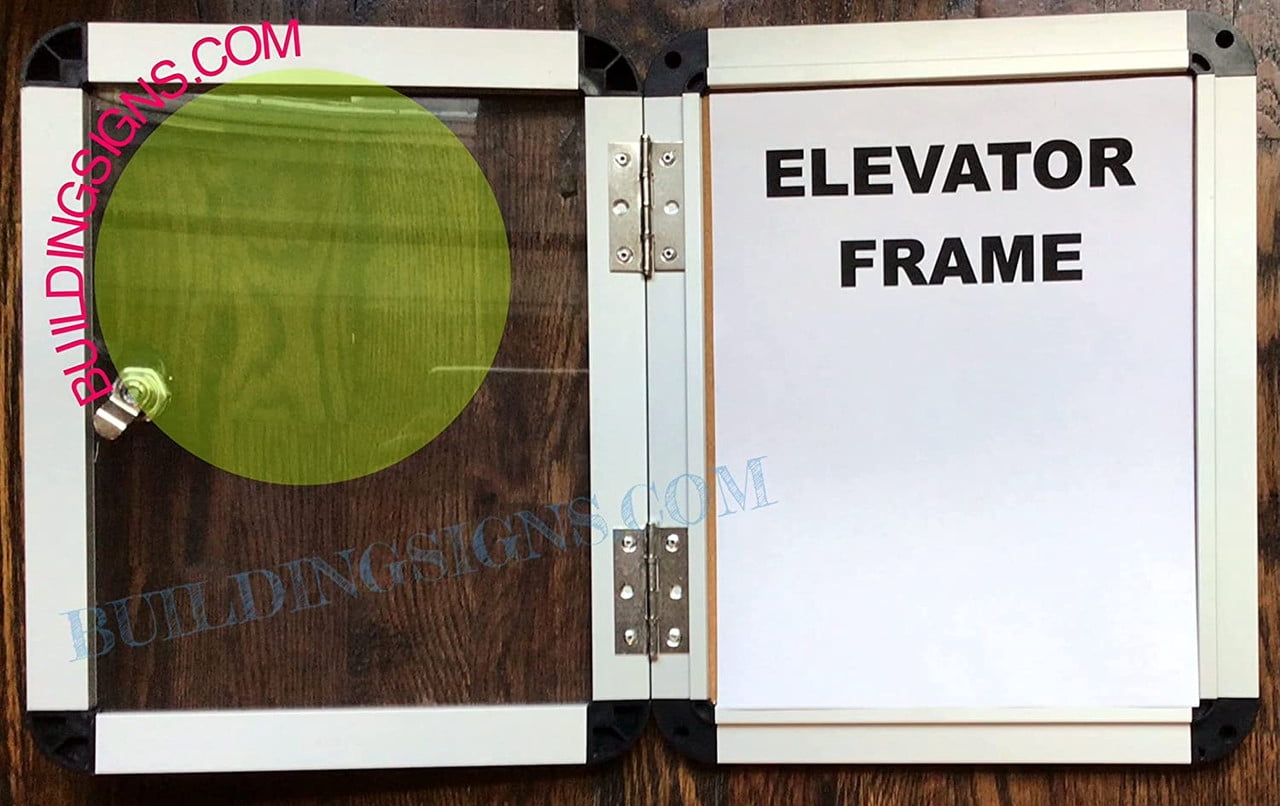 Cork Bulletin Board for Indoor Use with Locking Door (8.5x11) (ref-2201)