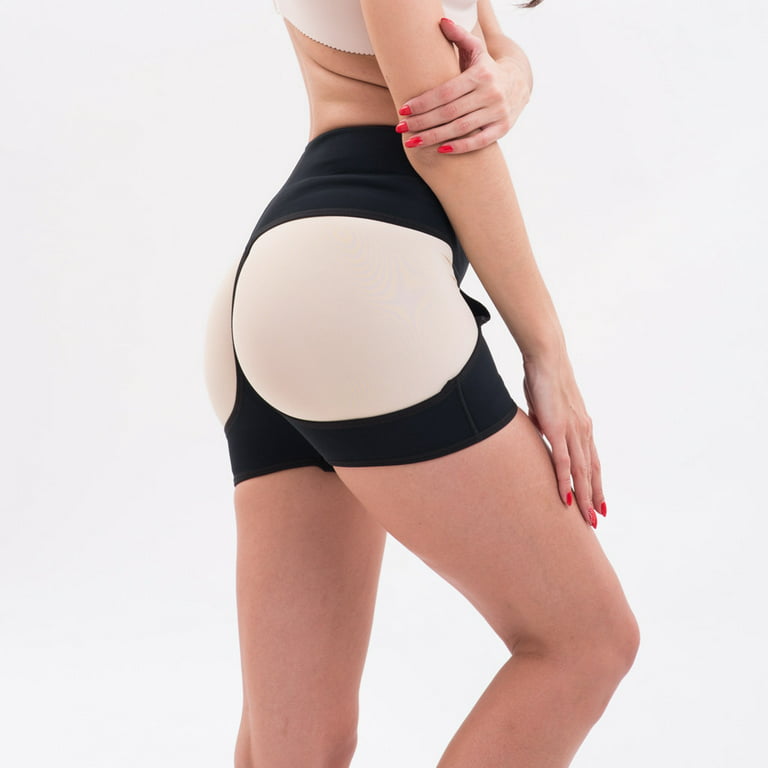 MRULIC intimates for women Women's Powerful Tummy Rubber Pants Body Shaping Pants  Pants Black + M 