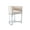 Cream Linen-Silver Frame, variant on Guyou 24” Modern Linen Counter Barstool with Upholstered Bucket Kitchen Island Chair with Gold Metal Frame and Curved Back for Living Room and Dining Room, Beige