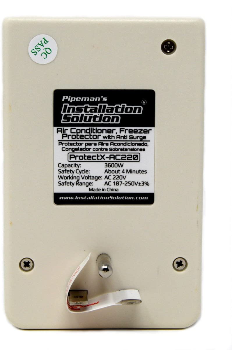 2 Pack Pipeman's Installation Solution AC 220v Surge Brownout Voltage Protector 3600 Watts