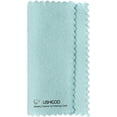 thumbnail image 2 of 50pcs Jewelry Cleaning & Polishing Cloth for Silver,Gold,Platinum,Easy to Carry,Wipe and Care.Pre-Treated Ultrasoft Fabric with Tarnish Remover Jewelry Cleaner(3x3 Aqua Blue), 2 of 4