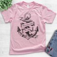 thumbnail image 2 of Kids The Ocean Made Me Salty T-shirt, Youth Kids Boy Girl T-Shirt, Vacation Shirt, Beach T-shirt, Light Pink, X-Large, 2 of 4