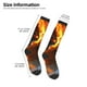 thumbnail image 2 of Balery Red And Blue Fire Skull Warrior Calcetines novedosos Calcetines deportivos Calcetines hasta la rodilla Calcetines de algodón Calcetines originales y geniales, 2 of 6