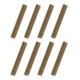thumbnail image 1 of Uxcell 8pcs packs Fully Threaded Rods 1/4x1-1/2" for Mounting Assembly Fastening, Colorful Zinc, 1 of 5