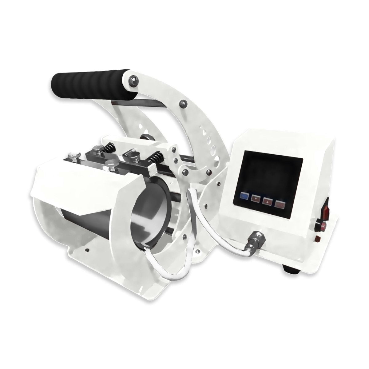 Swing Design Digital Coffee Mug & Cup Heat Press - White