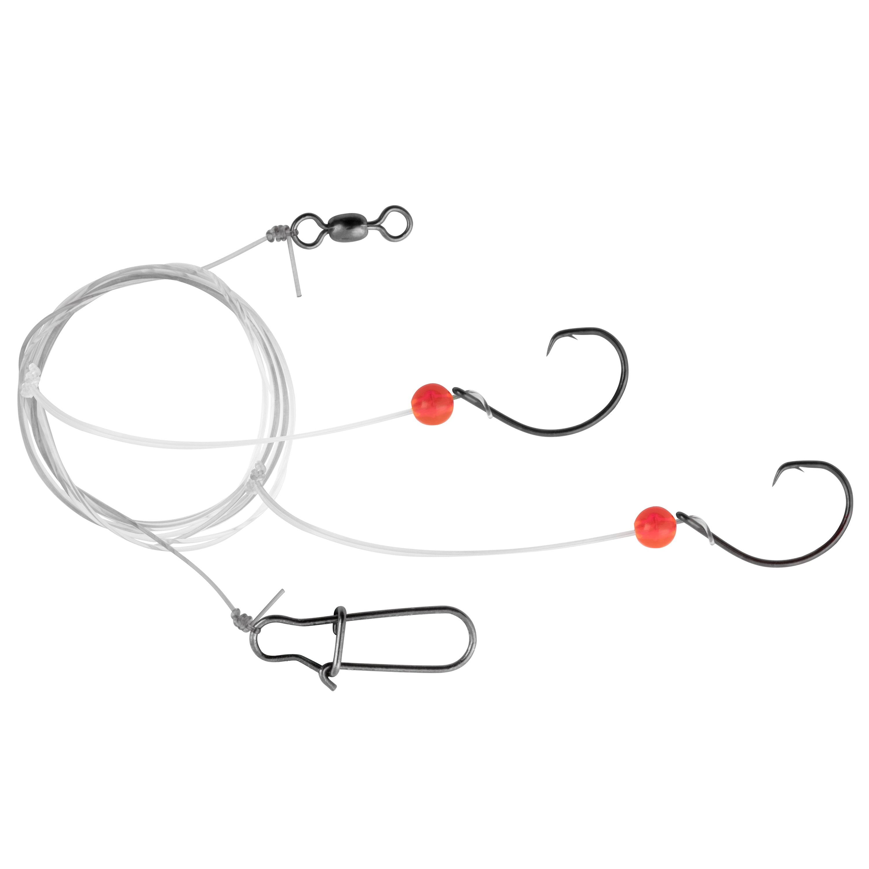 (6 pack) Tsunami Guide Series Monofilament Fishing Rig Size #1 – For Snapper & Croaker