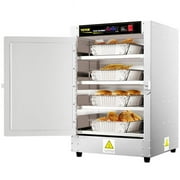 Vevor  16 x 16 x 24 in. Hot Box Food Warmer, Concession Warmer with Water Tray - 110V UL
