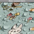 thumbnail image 5 of Woodsy Dining Chair Pad, Friendly Woodland Creatures Mushrooms and Plants in Cartoon Style, Water Resistant Pillow with Straps for Kitchen Seats, 6 Pieces Set, Multicolor, by Ambesonne, 5 of 5