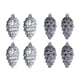 thumbnail image 1 of Decoraciones Del Árbol de Navidad 9cm Decoración Del Árbol de Navidad / 8 Piezas Colgante Del Árbol de Navidad Colgante en Forma de Plástico Bola de Navidad Ornamentos Del Árbol de Navidad, 1 of 1