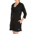 thumbnail image 2 of Women's Speedo 7237139 Aquatic Fitness Swim Robe with Hood (Black S), 2 of 4
