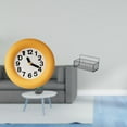 thumbnail image 2 of Reloj de pared,Reloj de pared redondo moderno y silencioso para dormitorio,cesta de almacenamiento,cesta organizadora colgante de alambre para almacenamiento de cocina,Organizador de pared para, 2 of 8