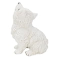 thumbnail image 4 of Hi Line 10” Howling American Eskimo Puppy Garden Statue, Intricate Details, 4 of 7