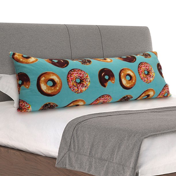 Mainstays Plush Donut Body Pillow Cover, 54" x 20"