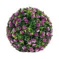 thumbnail image 4 of Planta de simulación, bola de topiario colgante de flores, 7,8 pulgadas, bricolaje, paisajismo, material de PE multiusos, decoración para balcón, boda Estilo E BLESIY bola verde, 4 of 8