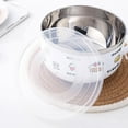 thumbnail image 2 of Stainless Steel Bubble Bowl Plastic Korean Large Bubble Face Cup Double Floor Cover Fresh Bowl Pink 1200ml To Send A Spoon Color Box, 2 of 8