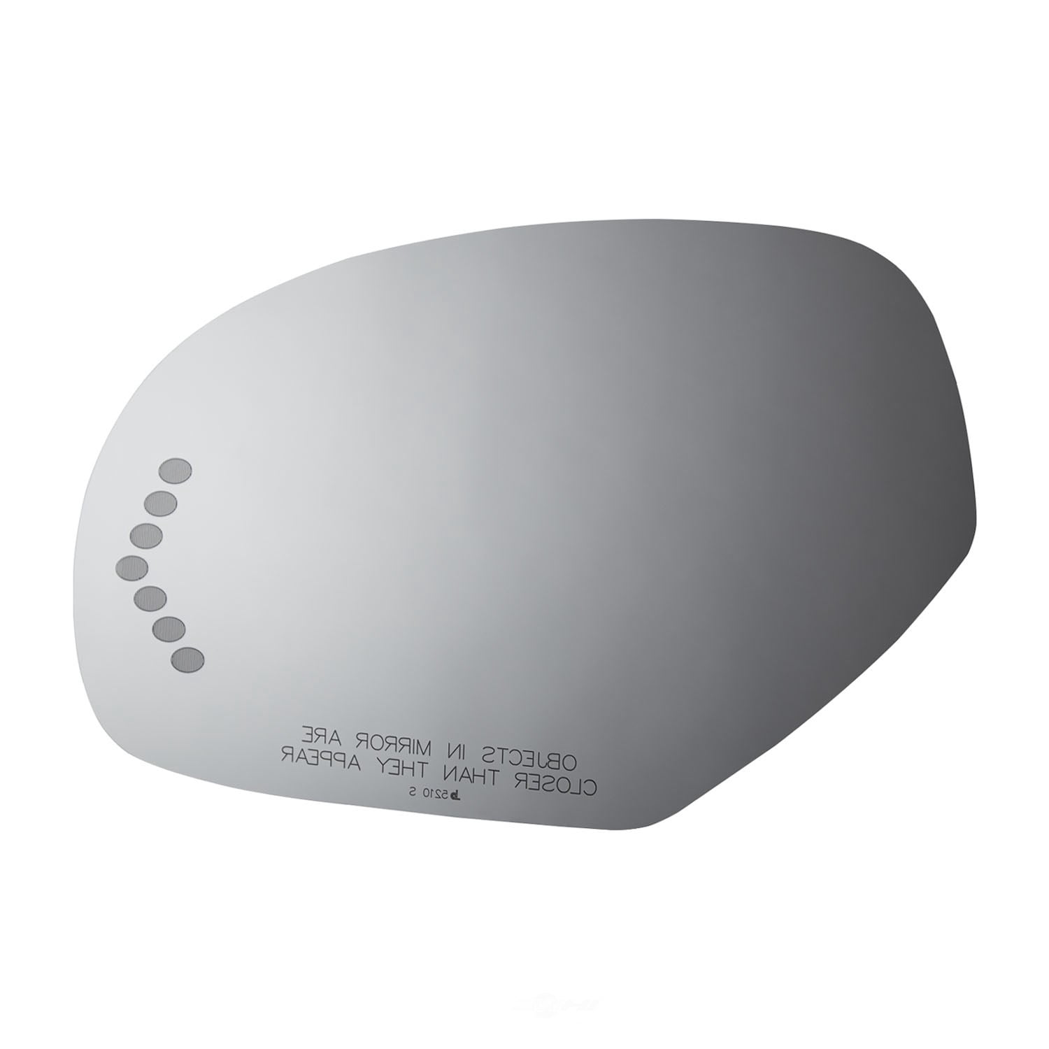 Burco Side View Mirror Replacement Glass - Clear Glass - 5210S