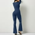 thumbnail image 5 of FEIFLY Casual O-Neck Jumpsuit For Women Dressy V Neck Sleeveless Spaghetti Straps Harem Long Pants Bib Overalls Solid Color Leisure Female Dresses, 5 of 6