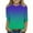 Green, variant on Qetyuw Shirts for Boys Size 6 Summer Fashion Gradient Graphic Tees Kids Boys Girls Soft Crewneck Tops Girls Clothes 3/4 Sleeve T-shirts