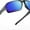 E: Gloss Tal Light Gray - Silver Frame, Blue Ocean Mirror, variant on Polarized Fishing Sunglasses, UV400 TAC Lenses Chippewa