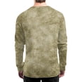 thumbnail image 3 of JGNGSHN Mens Henley Tops Long Sleeve Button Shirts Casual Waffle Basic Lightweight Gradient Pullover, 3 of 8