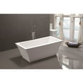 thumbnail image 2 of Vanity Art 59'' x 29.5'' Freestanding Soaking Bathtub, 2 of 5