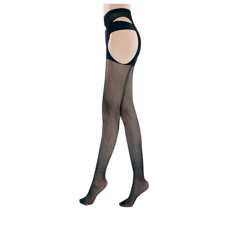 Yuwull Fishnet Thigh High Garter Stockings Patterned Tights For Women,Garter  Belt Set & Suspender Pantyhose For Girl - Walmart.com