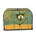 thumbnail image 2 of Kdxio Quirky Cartoon 123 Print Toaster Cover Bread Machine Cover Fits for Most Standard 2 Slice Toasters,Keep Toaster Free From Dust And Fingerprint Oven Dustproof Cover, 2 of 7
