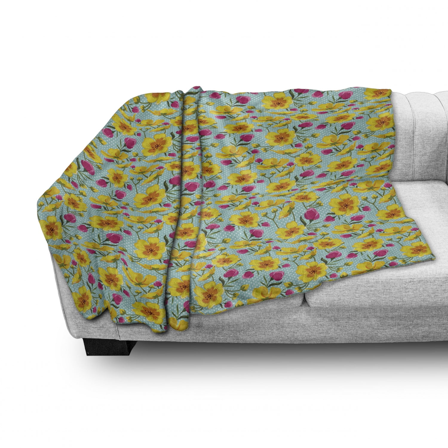 Polka Dots Colorful Flowers Romantic Rosebud Tulips Arrangement Seafoam Magenta Cozy Plush for Indoor and Outdoor Use Ambesonne Floral Soft Flannel Fleece Throw Blanket 70 x 90 Polka Dots Colorful Flowers Romantic Rosebud Tulips Arrangement Seafoam Magenta Cozy Plush for Indoor and Outdoor Use Ambesonne Floral Soft Flannel Fleece Throw Blanket 70 x 90