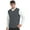 Charcoal, variant on Toptie Men Women Knitted Cotton V-Neck Vest JK Uniform Pullover Sleeveless Sweater School Knitwear-Black-L