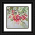 thumbnail image 1 of Zareckaya, Tatiana 12x12 Black Ornate Wood Framed with Double Matting Museum Art Print Titled - Ripe Cherry, 1 of 4