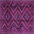 thumbnail image 1 of Ahgly Company Indoor Square Southwestern Purple Country Area Rugs, 6' Square, 1 of 4