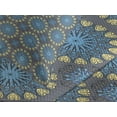 thumbnail image 4 of Ambesonne Ethnic Quilted Bedspread Set 3 Pcs, Mandala, King Size, Pale Blue Pale Yellow, 4 of 5