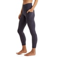 thumbnail image 5 of (2 pack) Turtle Bay New York Womens High Waist 7/8 Leggings in Double Knit Polyester Blend Fabric with side Pockets, 5 of 9
