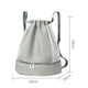 thumbnail image 2 of Laklulu Mochila con cordón y compartimento para zapatos, bolsas con cordón para hombres, mujeres, gimnasio, yoga, compras, natación, 2 of 6