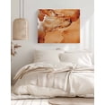 thumbnail image 3 of Marble Burnt Orange Wall Art for Living Room,Canvas Picture Wall Decor for Bathroom Bedroom,Modern Abstract Ink Painting Luxury Painting Artwork for Office Kitchen Hallway Dining Room Decor 24"x32", 3 of 8