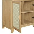 thumbnail image 6 of Manhattan Comfort Sheridan Bookcase Cabinet from Engineered Wood in Natural, 6 of 9