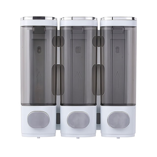 Wall Mounted 300ML Soap Dispenser Pump Bottle for Shower Gel Shampoo Conditioner