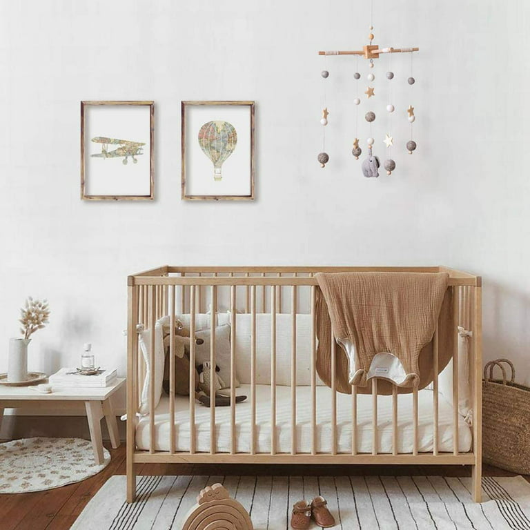 Nordic Style Nursery Crib Mobile, Hanging Baby Crib Rattles Cot Rotating  Mobile