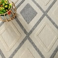 thumbnail image 5 of Superior Daelyn Lattice Indoor Outdoor Area Rug, Cream, 6' x 8' 10", 5 of 6