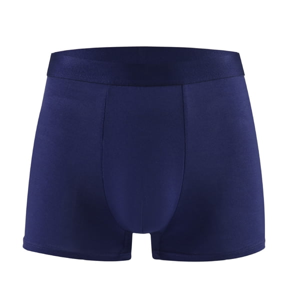 Lumtrix Mens Underwear Briefs With Pouch Polyester Soft Stretch Briefs Wicking Breathable Underwear For Men Long Leg Royal Blue 3XL