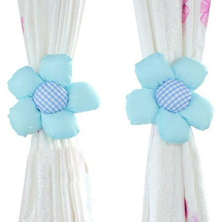 Dehang Sun Flower Baby Kid Girl Nursery Bedroom Curtain Tieback