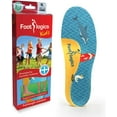 Footlogics Fun Kids Orthotic Shoe Insoles with Arch Support for