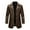 Brown Coat For Man, variant on LpwkSSA Leather Jacket Men Long Sleeve Motorcycle Casual Fashion Coats Zip Up Turndown Collar Club Jacket Men with Pocket Brown S