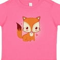 thumbnail image 4 of Inktastic Fox Girl Cute Woodland Animal Girls Toddler T-Shirt, 4 of 5