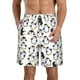 thumbnail image 1 of Fotbe Cute Penguins Trajes de Baño Estampados para Hombre, Shorts de Verano de Secado Rápido, Ropa de Playa, Bañadores-Small, 1 of 6