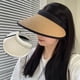 thumbnail image 5 of Sombrero de visera solar de ala ancha, gorra de playa plegable, 5 of 6