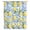 Yellow Blue, variant on Yellow Lemon Sheer Curtains 72 Inches Long, Botanical Spring Leaves Abstract Blue Tile Light Filering Curtains, Breathable Simi Curtain Privacy Drapes for Living Room Bedroom Window Treatment