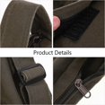thumbnail image 3 of Large Capacity Sling Bag Canvas Crossbody Bag for Storage Use, 3 of 5