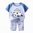 thumbnail image 6 of HCNTES Toddler Baby Boys Girls 2 Piece Outfits Girl Boy Spring Summer Clothes Kids Sport T Shirts and Shorts Kid Outfit Sets For 2t 3t 4t 5t 6t 7t Kid Short(Y01-Light Purple,5-6 Years), 6 of 6