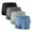 Black/Gray/Green/Blue, variant on Men's Boxer Briefs, 4 Pack Soft Boxers for Men, Quick Dry Mens Underwear, Breathable Athletic Boxer Briefs for Men, Size L-4XL